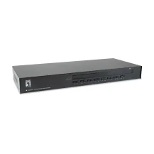 LevelOne KVM-3216 switch per keyboard-video-mouse (kvm) Montaggio rack Nero [KVM-3216]