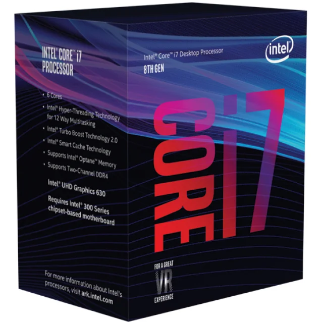 Intel Core i7-8700T processore 2,4 GHz 12 MB Cache intelligente [CM8068403358413]