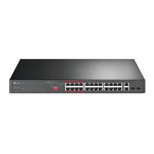 Switch di rete TP-Link TL-SL1226P Non gestito Gigabit Ethernet (10/100/1000) Supporto Power over (PoE) 1U Grigio [TL-SL1226P]