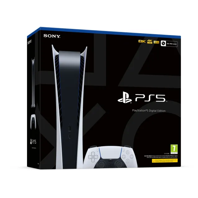 Console Sony PlayStation 5 Digital Edition C Chassis 825 GB Wi-Fi Nero, Bianco [9425793]