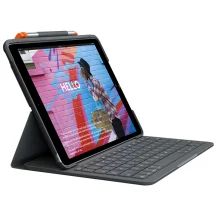 Logitech Slim Folio QWERTZ Svizzere Bluetooth Grafite [920-009476]