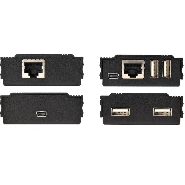 Sfera Ufficio - StarTech.com Extender USB 2.0 fino a 150m su Cavo Ethernet  Cat5e/Cat6 - Estensore Porta Alimentato Lan Extender/Adattatore Over di  Rete con Plug RJ45 [C15012-USB-EXTENDER]