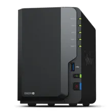 Synology DiskStation DS220+ server NAS e di archiviazione Compatta Collegamento ethernet LAN Nero J4025 [DS220+]
