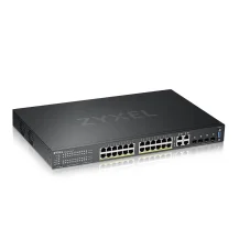 Switch di rete Zyxel GS2220-28HP Gestito L2 Gigabit Ethernet [10/100/1000] Supporto Power over [PoE] Nero (GS2220-28HPGB region24-port GbE PoE with Uplink [1 year NCC Pro pack license bundled]) [GS2220-28HP-GB0101F]