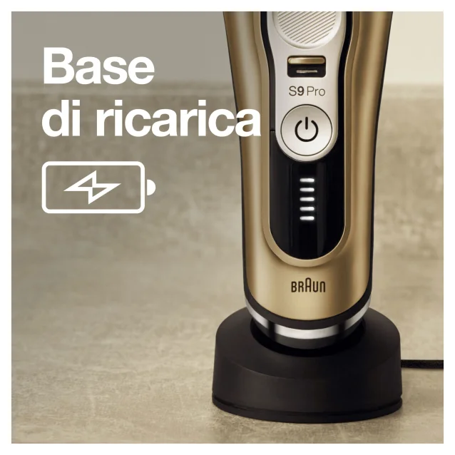 ▷ Braun Series 9 Pro 9419s Rasoio Elettrico Barba, Testina Con