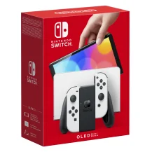 Console portatile Nintendo Switch (modello Oled) Bianco, schermo 7 pollici