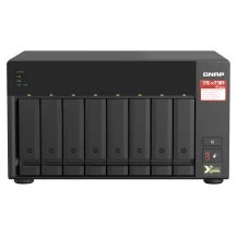 Server NAS QNAP TS-873A Tower Collegamento ethernet LAN Nero V1500B [TS-873A-8G]