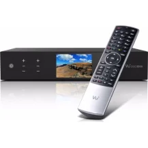 Set-top box TV VU+ Duo 4K SE BT Edition, ricevitore satellitare nero, sintonizzatore doppio FBC DVB-S2X [13610-574]