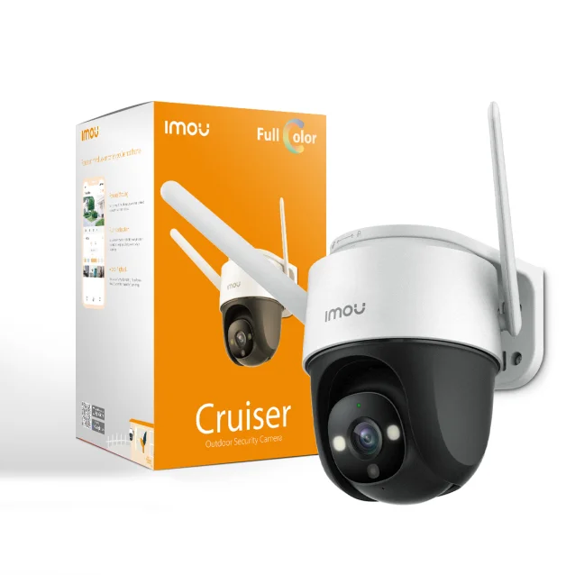 Telecamera di sicurezza Imou Cruiser Motorizzata Wifi da esterno 2Mp con Visione Notturna a colori - Sirena Faretti [IPC-S22FP]