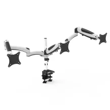 Amer Mounts TRIPLE MONITOR MOUNT W/ARTICUK - ARMS CLAMP/GROMMET MAX 28 LED [HYDRA3XL]