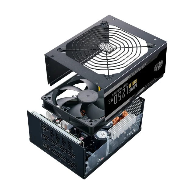 Cooler Master MWE Gold 1250 - V2 ATX 3.0 alimentatore per computer W 24-pin Nero [MPE-C501-AFCAG-3EU]