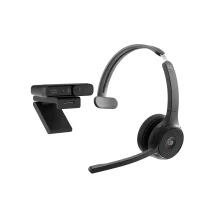 Cuffia con microfono Cisco BUN-721+CAMD-C-WW cuffia e auricolare Wireless A Padiglione Ufficio Bluetooth Base di ricarica Nero [BUN-721+CAMD-C-WW]