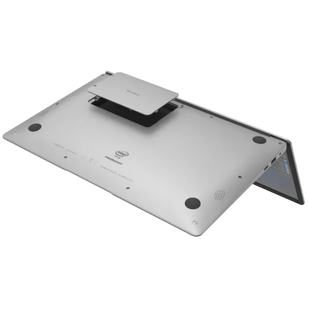 Mediacom M-SB146 notebook/portatile Computer portatile Nero, Argento 35,6 cm (14