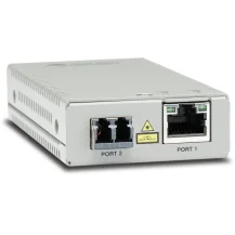 Allied Telesis AT-MMC200/LC-960 convertitore multimediale di rete 100 Mbit/s 1310 nm Grigio (Allied AT MMC200/LC - Fibre media converter 100Mb LAN 10Base-T, 100Base-FX, 100Base-TX RJ-45 / LC multi-mode up to 2 km TAA Compliant) [AT-MMC200/LC-960]