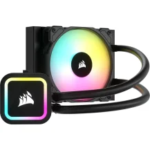 Ventola per PC Corsair CW-9060064-WW2 sistema di raffreddamento computer Processore Raffreddatore liquidi tutto in uno 12 cm Nero 1 pz (CORSAIR ICUE H60X RGB ELITE LIQUID) [CW-9060064-WW2]