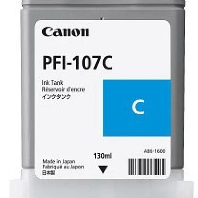 Cartuccia inchiostro Canon PFI-107C cartuccia d'inchiostro 1 pz Originale Ciano [6706B001]