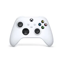 Microsoft Xbox Wireless Controller Bianco Bluetooth Gamepad Analogico/Digitale Android, PC, One, One S, X, Series iOS (Xbox Robot White V2) [QAS-00009]