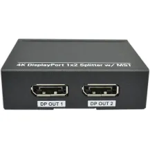 Vivolink VLDPSP1X2 ripartitore video DisplayPort 2x (DisplayPort DP splitter 1x2 - 4K@60 . Warranty: 36M) [VLDPSP1X2]