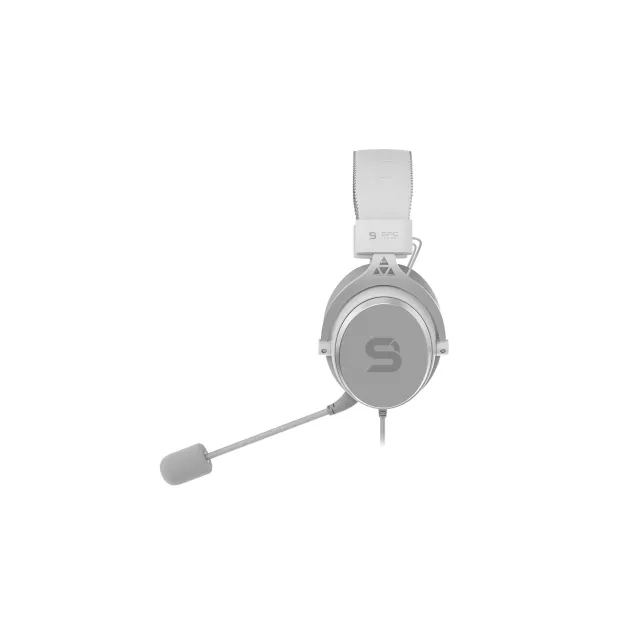 Cuffia con microfono SPC Gear Viro Plus Auricolare Cablato A Padiglione Giocare USB tipo Bianco [SPG108]