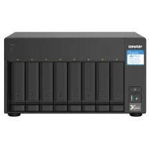 Server NAS QNAP TS-832PX Tower Collegamento ethernet LAN Alluminio, Nero AL324 [TS-832PX-4G]