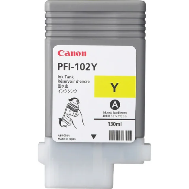 Cartuccia inchiostro Canon PFI-102Y cartuccia d'inchiostro Originale Giallo [0898B001AA]