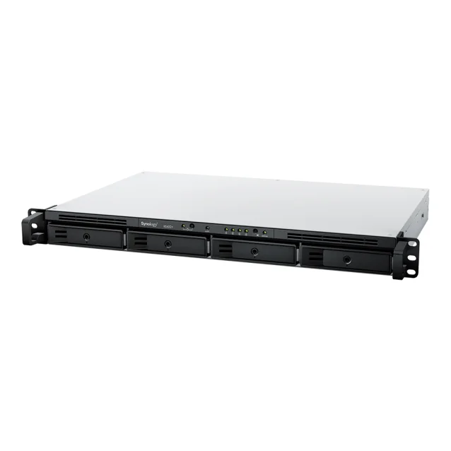 Synology RackStation RS422+ server NAS e di archiviazione Rack (1U) Collegamento ethernet LAN Nero R1600 [RS422+]