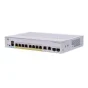 Switch di rete Cisco CBS250 Gestito L3 Gigabit Ethernet [10/100/1000] Desktop Grigio (CBS250 Smart 8 port GE Ext PS 2x1G Combo) [CBS250-8T-E-2G-UK]