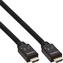 InLine Cavo HDMI, attivo, 4K2K, guaina nylon, 20m, High Speed, Ethernet [17520A]