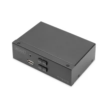 Digitus Switch KVM, 2x1 DP, DP Out, USB [DS-12851]