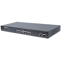 Intellinet 561198 switch di rete Gestito L2+ Gigabit Ethernet (10/100/1000) Supporto Power over (PoE) 1U Nero [561198]