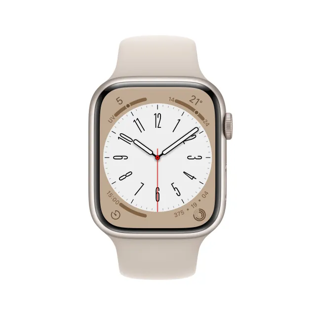 Smartwatch Apple Watch Series 8 GPS + Cellular 45mm Cassa in Alluminio color Galassia con Cinturino Sport Band - Regular