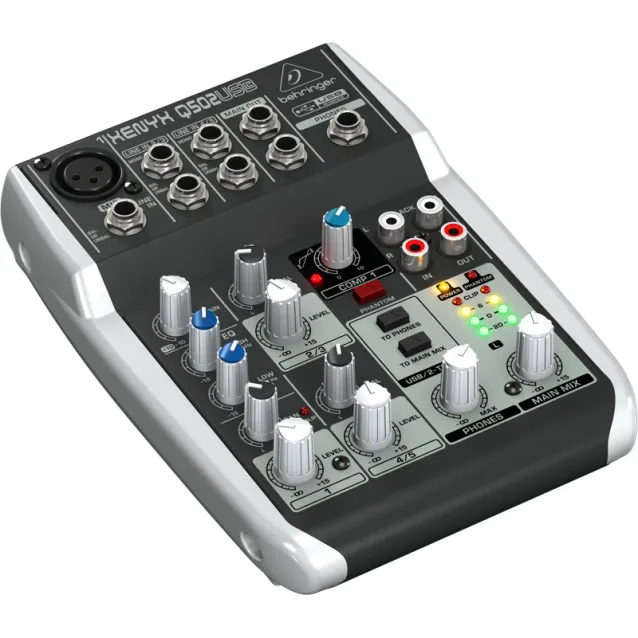 Behringer Q502USB mixer audio 5 canali [Q502USB]
