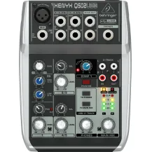 Behringer Q502USB mixer audio 5 canali [27000334]