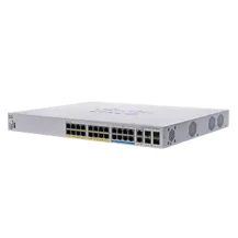 Switch di rete Cisco CBS350 Gestito L3 Gigabit Ethernet (10/100/1000) Supporto Power over (PoE) 1U Nero, Grigio [CBS350-24NGP-4X-EU]