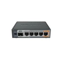 Mikrotik hEX S router cablato Gigabit Ethernet Nero [RB760IGS]