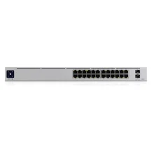 Switch di rete Ubiquiti UniFi Pro 24-Port PoE Gestito L2/L3 Gigabit Ethernet (10/100/1000) Supporto Power over (PoE) 1U Argento [USW-PRO-24-POE-EU]