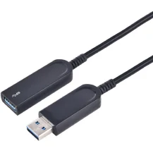 Microconnect USB3.0AAF30AOP cavo USB 30 m 3.2 Gen 1 [3.1 1] A Nero (Premium Optic 3.0 A-A M-F - 30m, Active Optical Hybrid Cable, 5Gbps, Not backward compatible with USB2.0/1.1Premium Warranty: 300M) [USB3.0AAF30AOP]