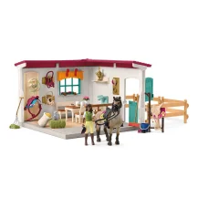 schleich HORSE CLUB 42591 set da gioco (SCHLEICH Horse Club Tack Room Extension Toy Playset, 7 to 12 Years, Multi-colour [42591]) [42591]