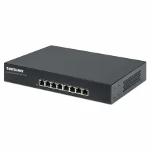 Intellinet 8-Port Gigabit Ethernet PoE+ Switch, 8 x PoE ports, IEEE 802.3at/af Power-over-Ethernet (PoE+/PoE), Endspan, Desktop (Euro 2-pin plug)