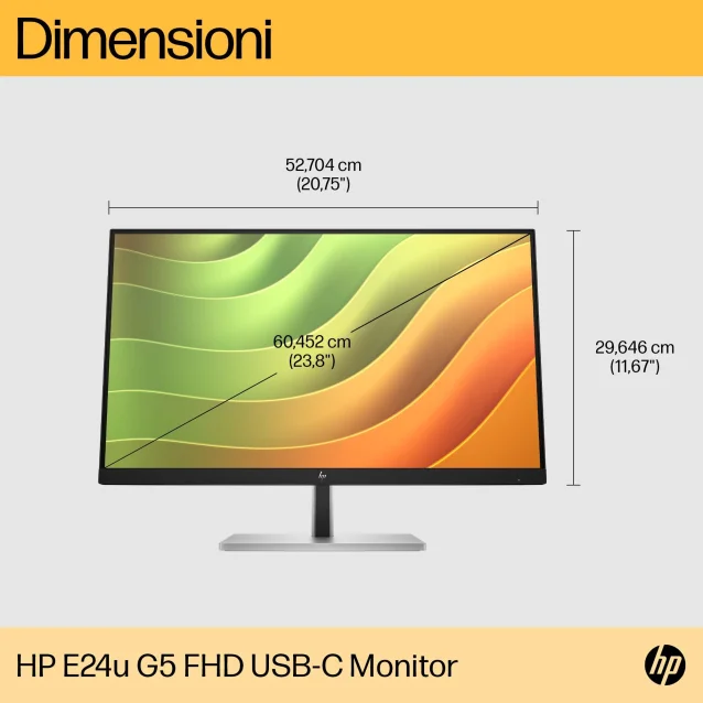 HP Monitor E24u G5 FHD USB-C [6N4D0AA#ABB]
