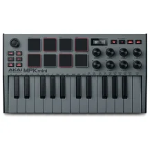 Akai MPK Mini MK3 Grey tastiera MIDI 25 chiavi USB Grigio [MPKMINI3G]