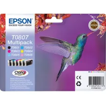 Cartuccia inchiostro Epson Hummingbird Multipack a 6 colori [C13T08074011]