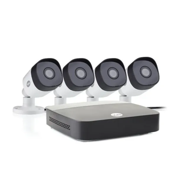 Yale 4 Camera Kit kit di videosorveglianza Cablato canali [SV-4C-4ABFX-2]