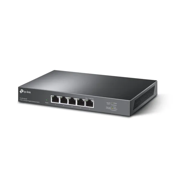TP-Link TL-SG105-M2 switch di rete Non gestito 2.5G Ethernet (100/1000/2500) Nero [TL-SG105-M2]