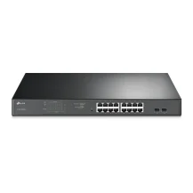 Switch di rete TP-Link TL-SG1218MPE Gestito L2 Gigabit Ethernet (10/100/1000) Supporto Power over (PoE) 1U Nero [TL-SG1218MPE]