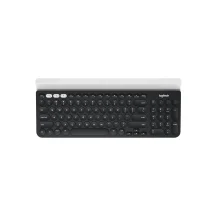 Logitech K780 Multi-Device Wireless Keyboard tastiera RF senza fili + Bluetooth QWERTY US International Grigio, Bianco [920-008042]