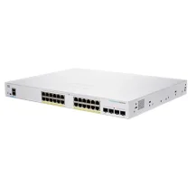 Cisco CBS250-24P-4G-EU switch di rete Gestito L2/L3 Gigabit Ethernet [10/100/1000] Argento (CBS250 SMART 24-PORT GE POE - 4X1G SFP) [CBS250-24P-4G-EU]