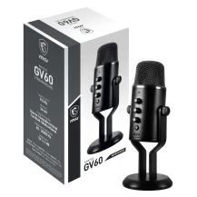 MSI IMMERSE GV60 STREAMING MIC microfono Nero Microfono per console di gioco (MSI Wired Microphone - Matte) [OS3-XXXX031-000]