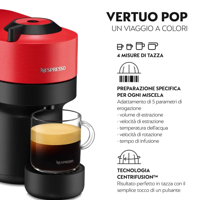 SCOPRI LE OFFERTE ONLINE SU Macchina per caffè Krups Vertuo Pop Nespresso  by XN9205K [XN920510]