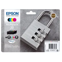 Cartuccia inchiostro Epson Padlock Multipack 4-colours 35 DURABrite Ultra Ink [C13T35864010]